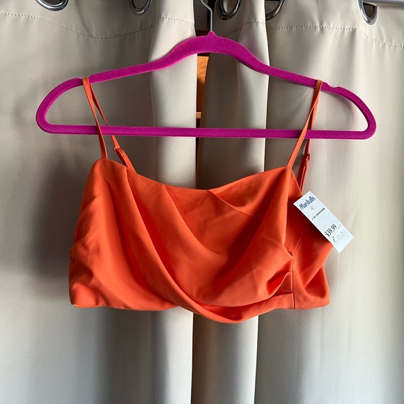 House of Harlow 1960 crop top in beautiful orange! - Picture 1 of 4